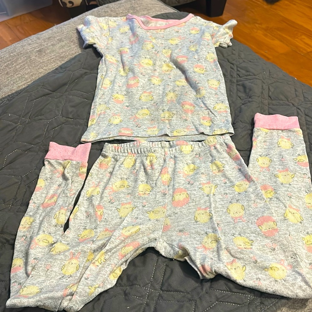 Girls PJ essentials two piece pajama set size 6X